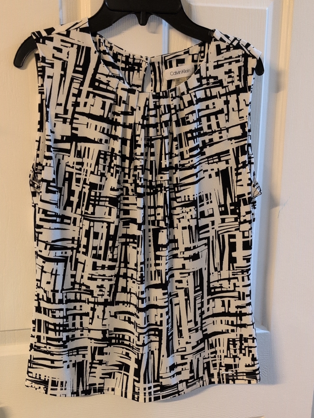 CK Abstract Sleeveless Top